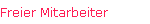Freier Mitarbeiter